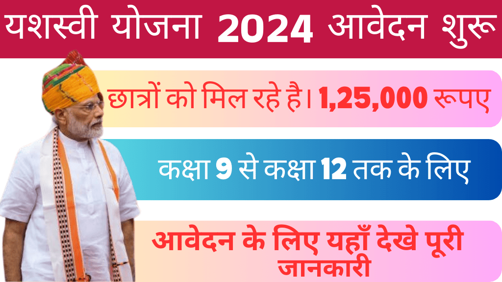 yashasvi yojana 2024 online registration छात्रों को मिल रहे है।1,25,000 रूपए तक की स्कालरशिप, यहाँ देखे पूरी जानकारी।